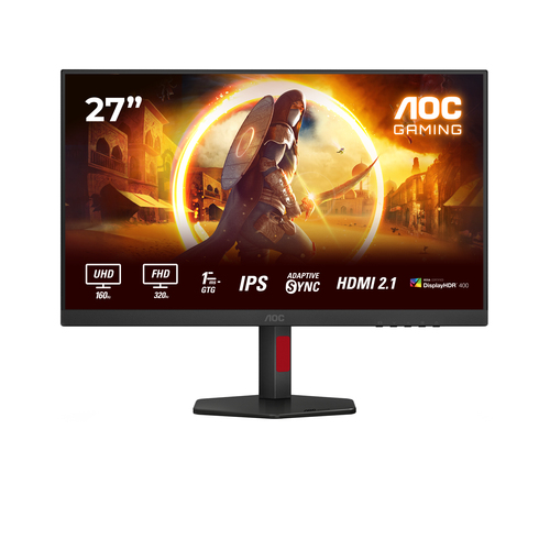 AOC G4 U27G4R computer monitor 68.6 cm (27") 3840 x 2160 pixels Quad HD LED Black, Red