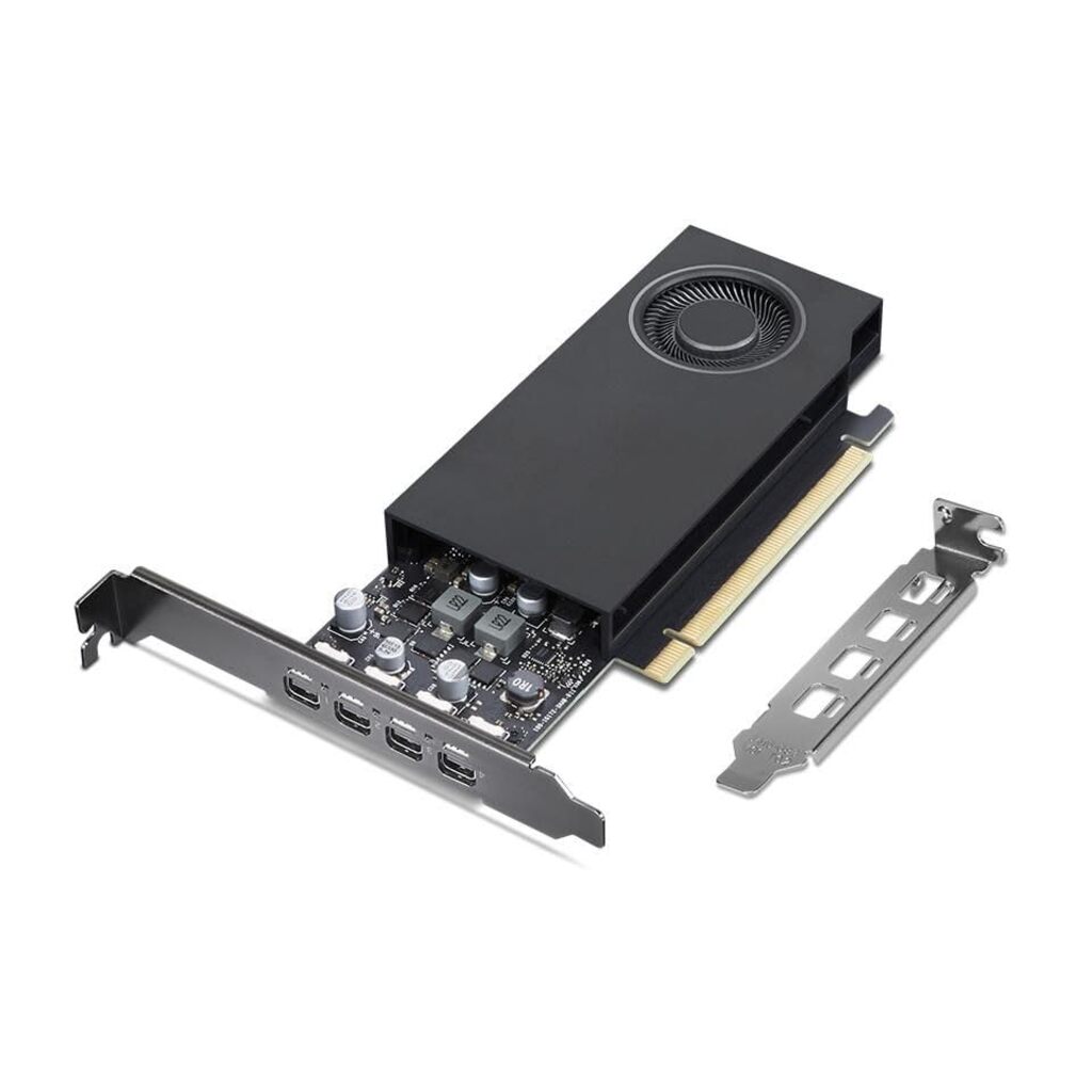 NVIDIA RTX A400 - Graphics card - RTX A400 - 4 GB GDDR6 - PCIe 4.0 x8 - 4 x Mini DisplayPort