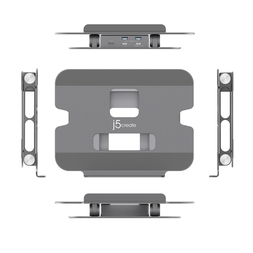 j5create JTS327 Laptop stand Grey 40.6 cm (16") - Image 3