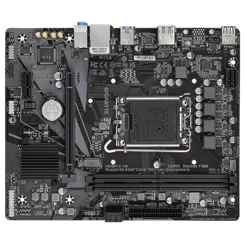 GIGABYTE H610M K V2 motherboard Intel H610 LGA 1700 micro ATX - Image 4