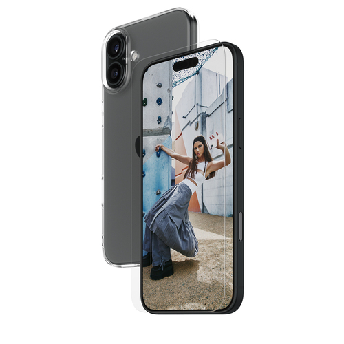 PanzerGlass SAFE by PG 2-in-1 Bundle iPhone 16 6.7 Clear screen protector Apple 1 pc(s)