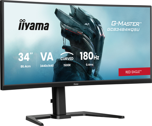 iiyama G-MASTER GCB3484WQSU-B1 computer monitor 86.4 cm (34") 3440 x 1440 pixels UltraWide Quad HD - Image 2