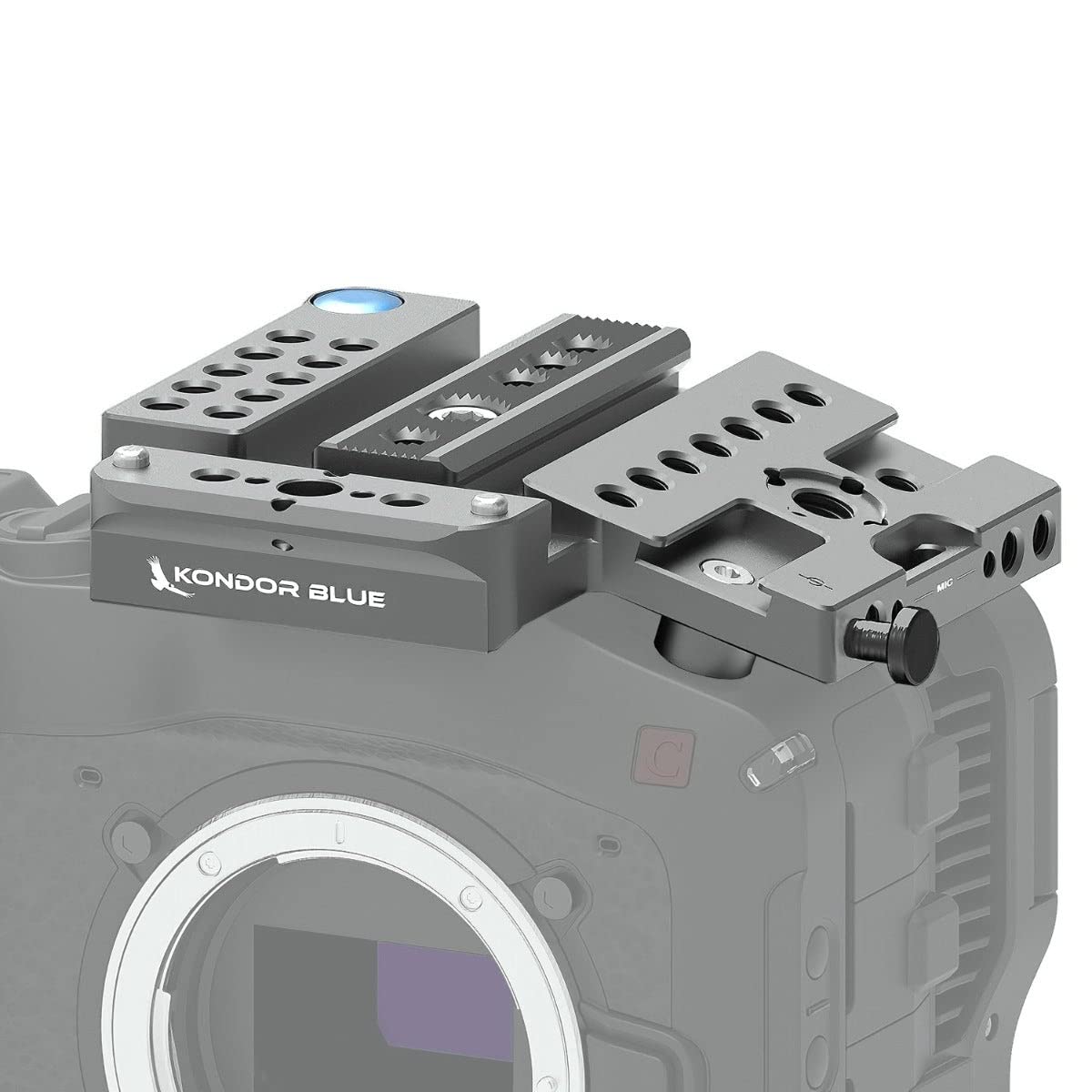 Top Plate for Canon C70 - Space Grey