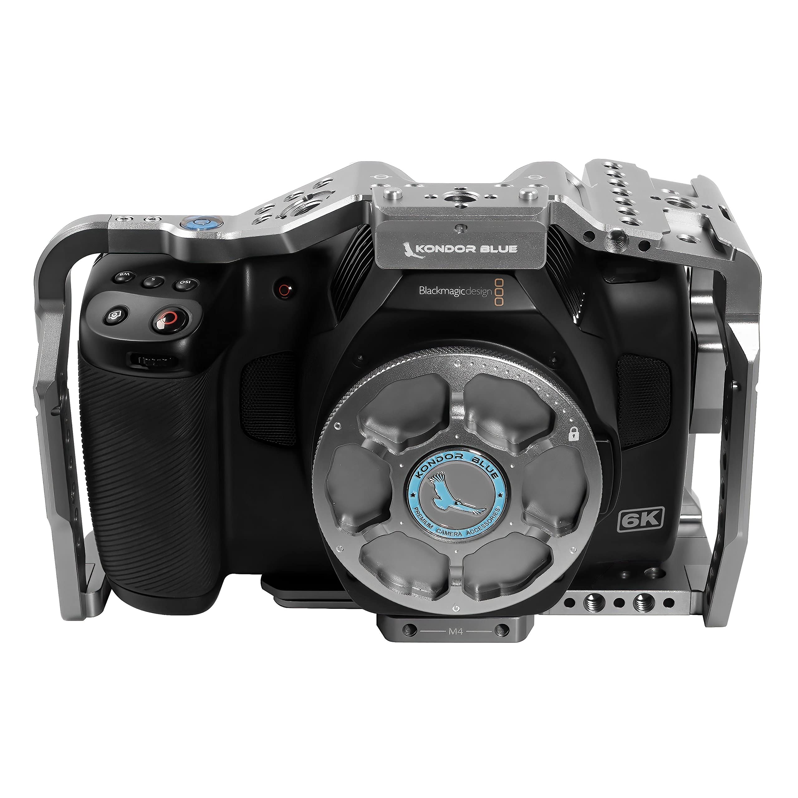 Cage without Top Handle for Blackmagic Design Pocket Cinema Camera 6K Pro - Space Grey