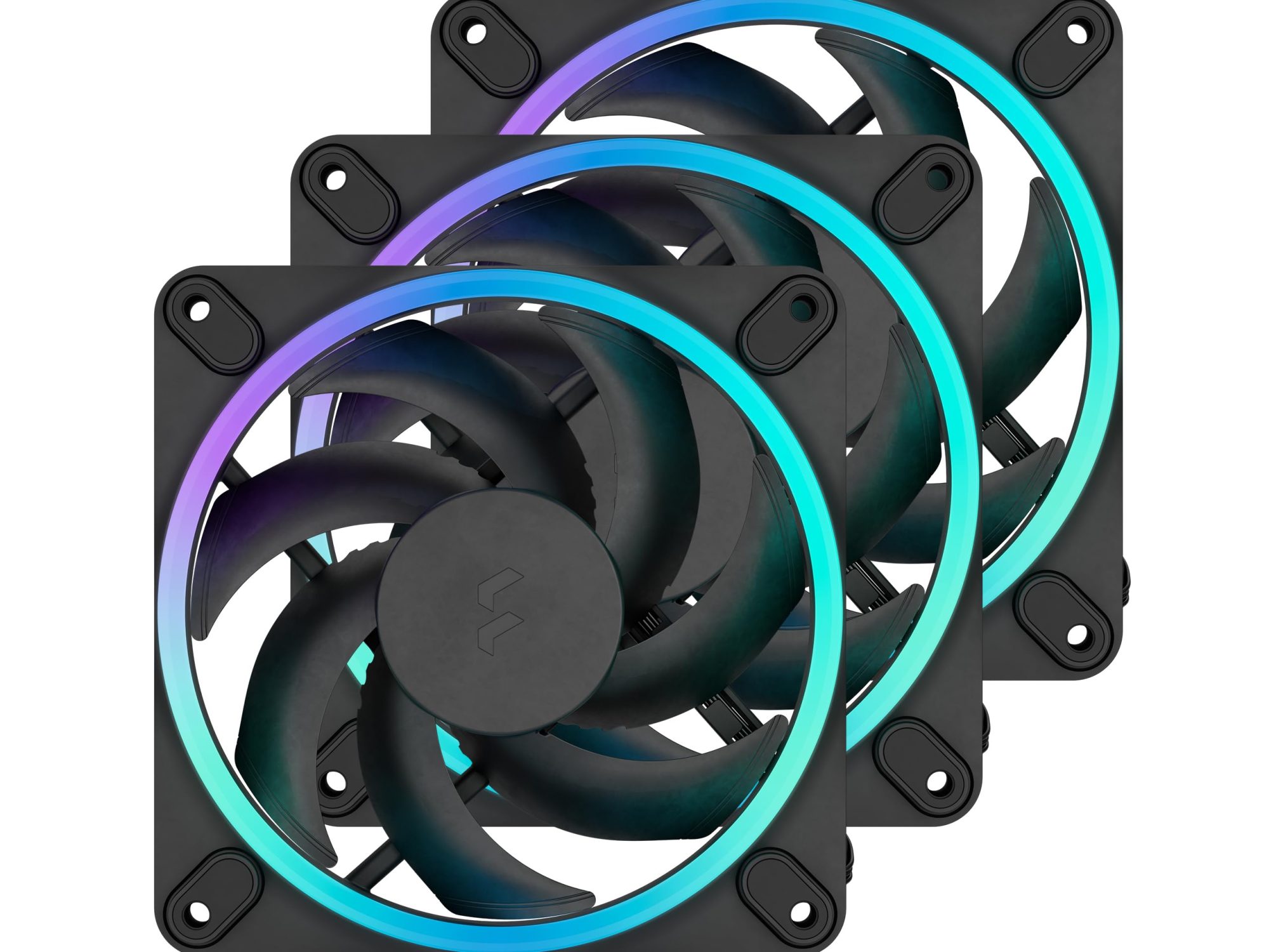 FAN Momentum 12 RGB 3-pack Black
