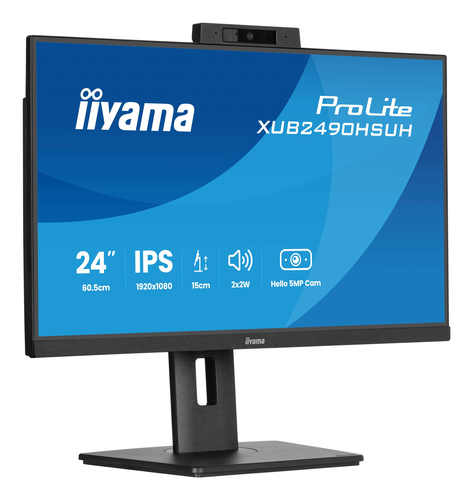 iiyama XUB2490HSUH-B2 computer monitor 60.5 cm (23.8") 1920 x 1080 pixels Full HD LED Black - Image 2