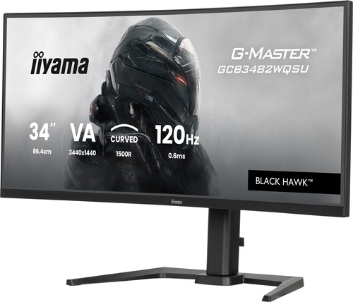 iiyama GCB3482WQSU-B1 computer monitor 86.4 cm (34") 1440 x 3440 pixels UltraWide Quad HD LED Black - Image 3