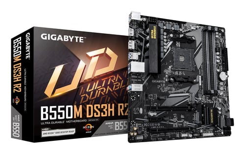 GIGABYTE B550M DS3H R2 motherboard AMD B550 Socket AM4 micro ATX