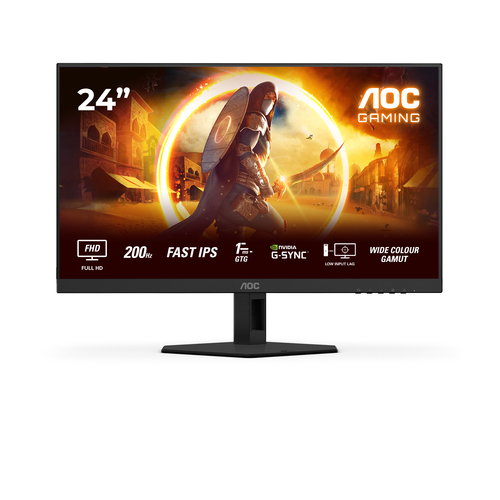 AOC G4 24G4HRE computer monitor 60.5 cm (23.8") 1920 x 1080 pixels Full HD LED Black, Red