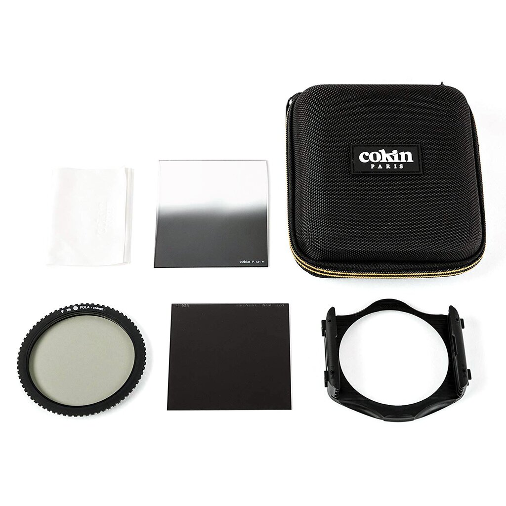 Cokin M Size (P Series) filter holder and circular polariser ND4 Grad ND4 and case