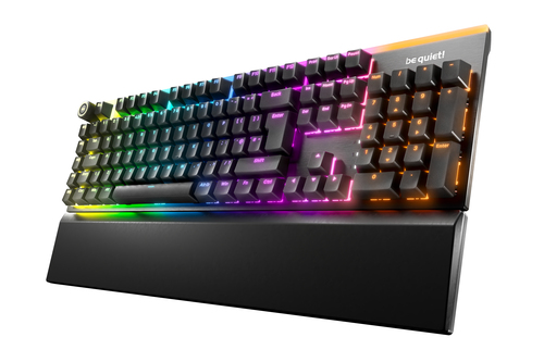 be quiet! Light Mount Silent Linear UK ISO keyboard Gaming USB QWERTY UK English Black