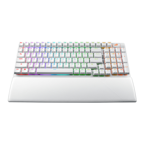 ASUS ROG Strix Scope II 96 Wireless keyboard Gaming USB + RF Wireless + Bluetooth White - Image 5