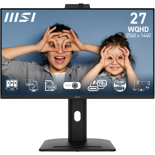 MSI Pro MP275QPDG computer monitor 68.6 cm (27") 2560 x 1440 pixels Wide Quad HD LCD