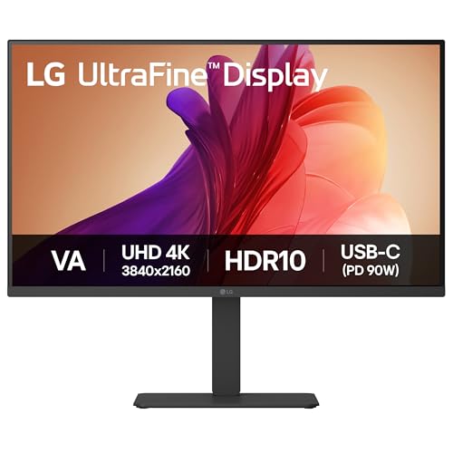 32 INCH IPS 4K UHD Monitor with USB-C (90w PD) Speakers & Height Adjustable Stand