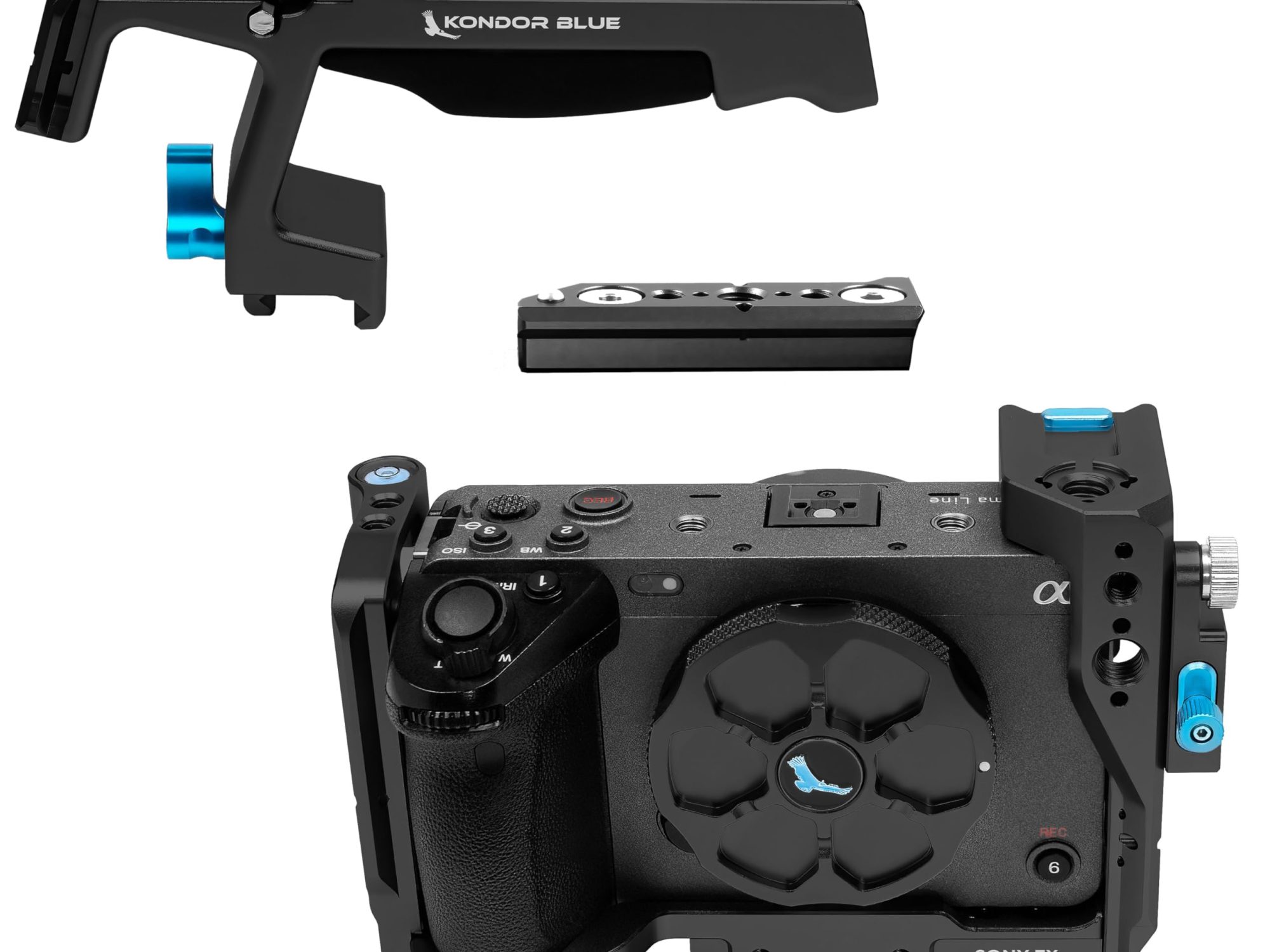Cage Rig for Sony FX3/FX30 with Top Handle - Black