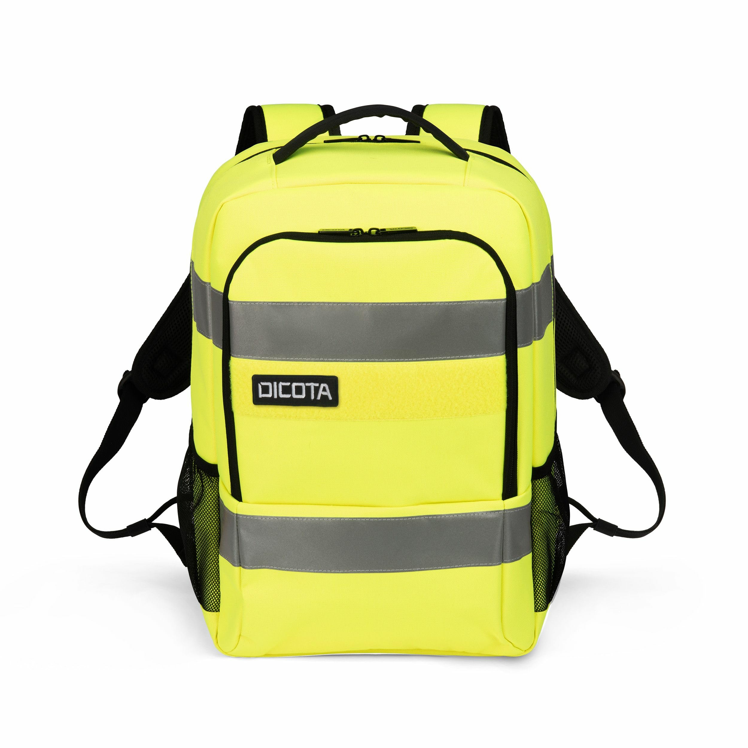 DICOTA Hi-Vis Base - Rucksack - 24L - 600D RPET - yellow