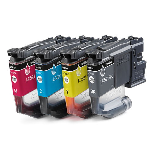 Brother LC521VAL ink cartridge 4 pc(s) Original Black, Cyan, Magenta, Yellow - Image 4