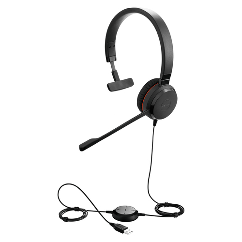 Jabra Evolve 20 Headset Wired Head-band Office/Call center USB Type-A Black - Image 4