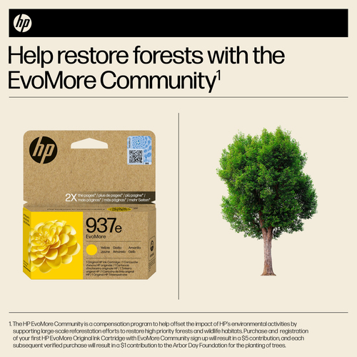HP 937e EvoMore Yellow Original ink cartridge 1 pc(s) High (XL) Yield - Image 5