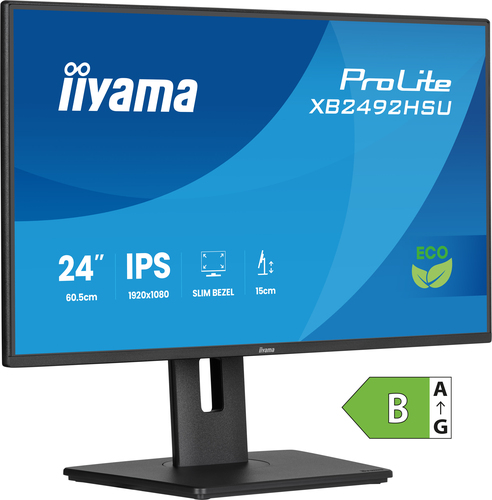 iiyama ProLite XB2492HSU-B1 computer monitor 61 cm (24") 1920 x 1080 pixels LED Black