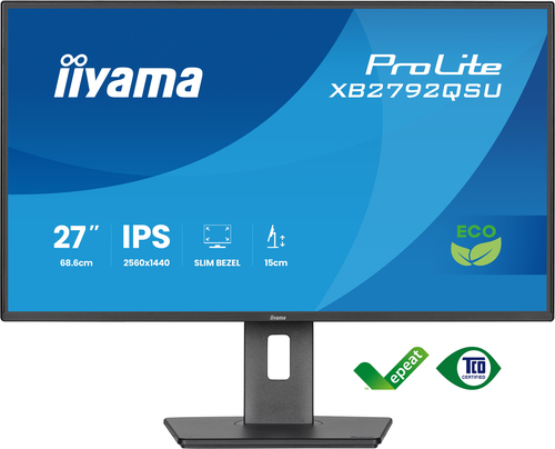iiyama ProLite XB2792QSU-B1 computer monitor 68.6 cm (27") 2560 x 1440 pixels Quad HD Black - Image 2