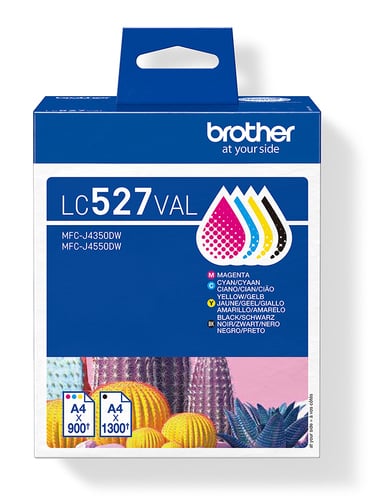 Brother LC527VAL ink cartridge 4 pc(s) Original Black, Cyan, Magenta, Yellow
