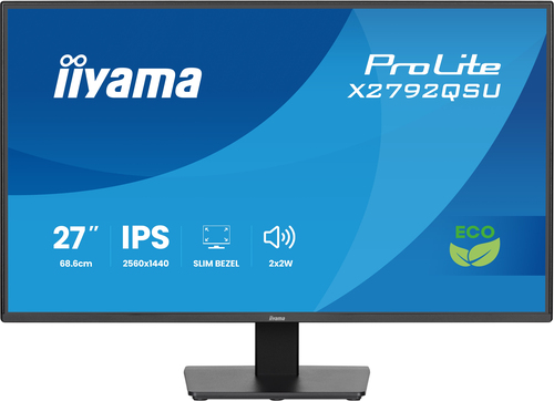 iiyama ProLite X2792QSU-B1 computer monitor 68.6 cm (27") 2560 x 1440 pixels Quad HD Black - Image 3