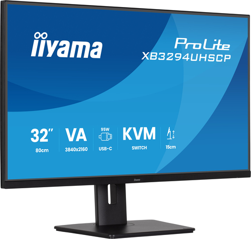 iiyama ProLite XB3294UHSCP-B1 computer monitor 80 cm (31.5") 3840 x 2160 pixels 4K Ultra HD Black - Image 3