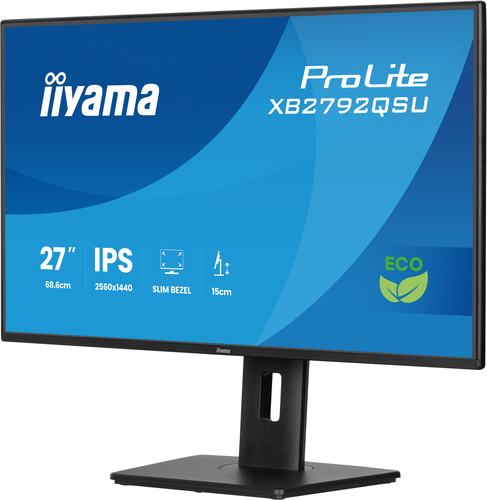 iiyama ProLite XB2792QSU-B1 computer monitor 68.6 cm (27") 2560 x 1440 pixels Quad HD Black - Image 6