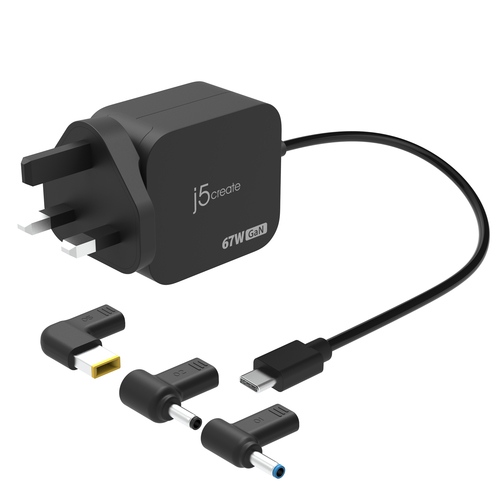 j5create JUP1565DCF3A-FN mobile device charger Black - Image 2