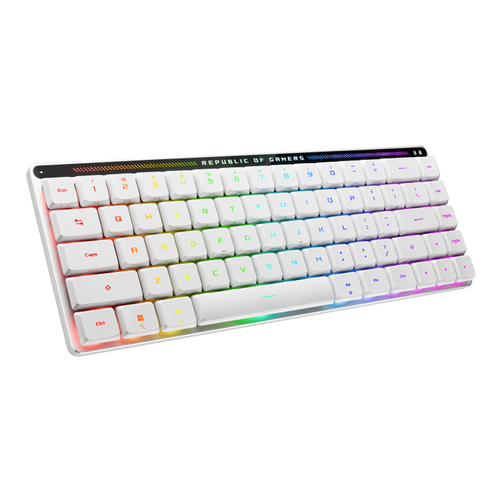 ASUS ROG Falchion RX Low Profile keyboard Mouse included Gaming USB + RF Wireless + Bluetooth White - Image 4