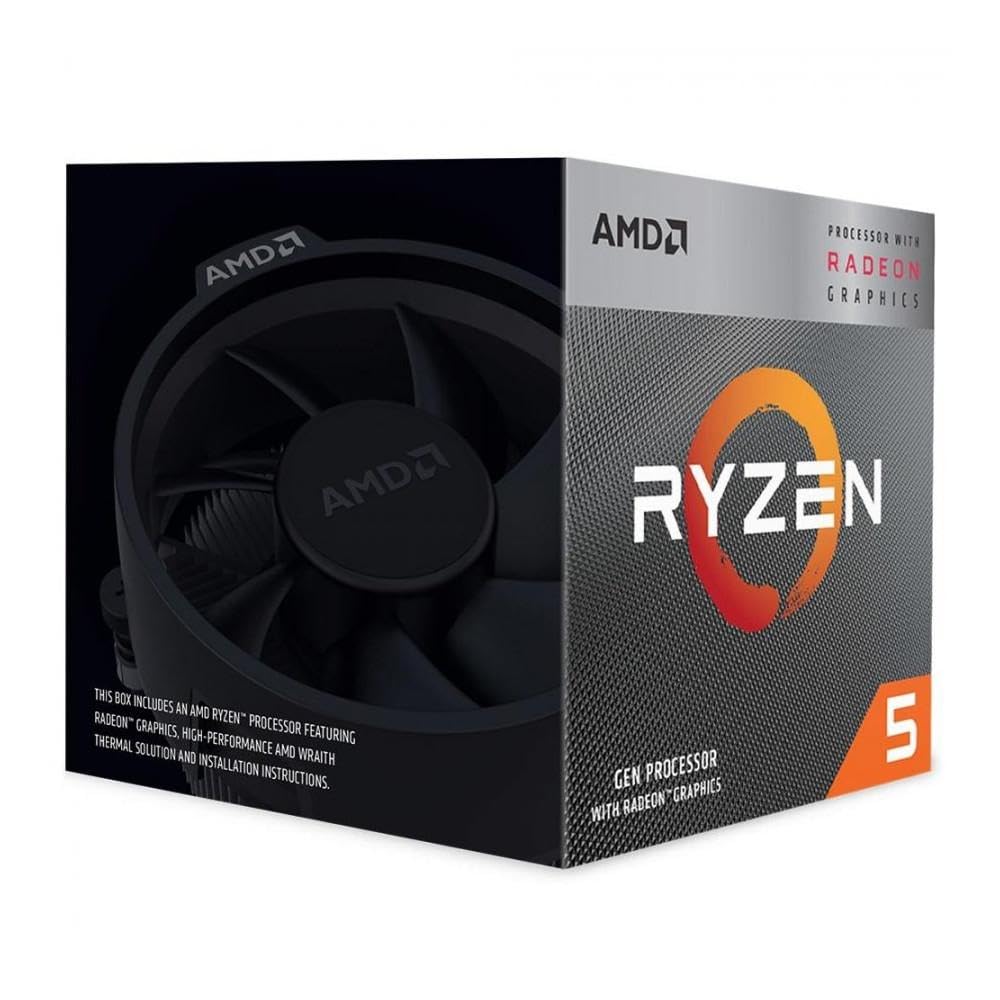 AMD Ryzen 5 3400G - 3.7 GHz - 4 cores - 8 threads - 4 MB cache - Socket AM4 - Box