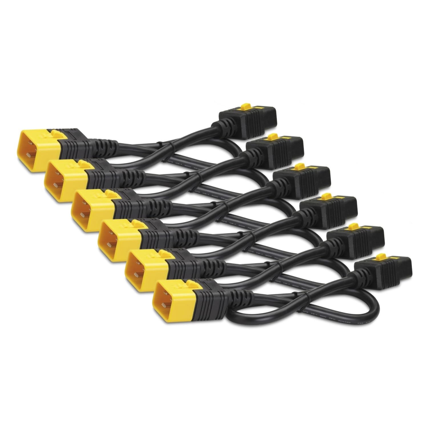 APC - Power cable - IEC 60320 C19 to IEC 60320 C20 - 16 A - 61 cm - latched - red (pack of 6) - for P/N: SMT2200I-AR, SMT2200R2I-AR, SMT3000I-AR, SMT3000R2I-AR, SMX3000HVTUS, SRT10RMXLIX806