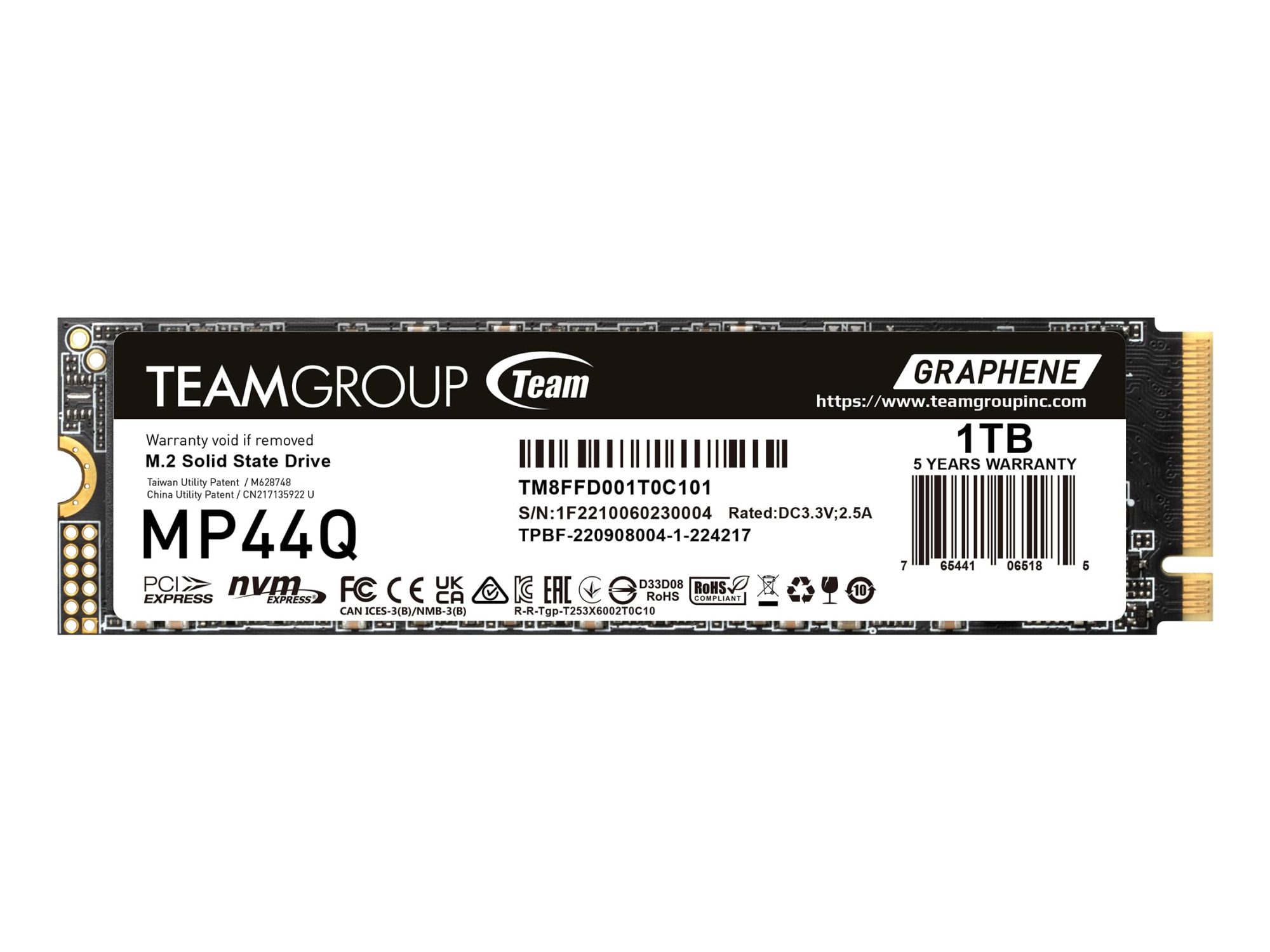 SSD 1TB MP44Q PCIE GEN4X4 NVME