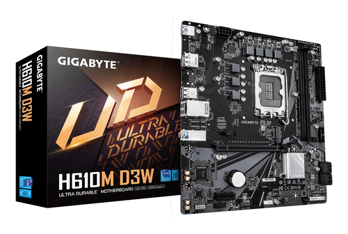 GIGABYTE H610M D3W motherboard Intel H610 LGA 1700 micro ATX