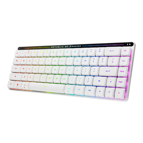 ASUS ROG Falchion RX Low Profile keyboard Mouse included Gaming USB + RF Wireless + Bluetooth White - Image 2