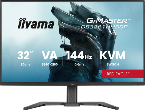 iiyama G-MASTER GB3261UHSCP-B1 computer monitor 80 cm (31.5") 3840 x 2160 pixels 4K Ultra HD LED
