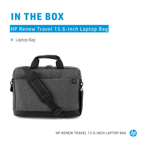 HP Renew Travel 15.6 Laptop Bag 39.6 cm (15.6") Backpack Grey, Black - Image 3