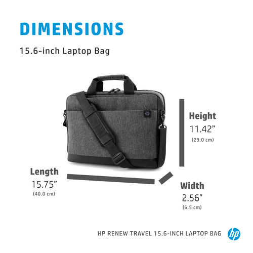 HP Renew Travel 15.6 Laptop Bag 39.6 cm (15.6") Backpack Grey, Black - Image 4