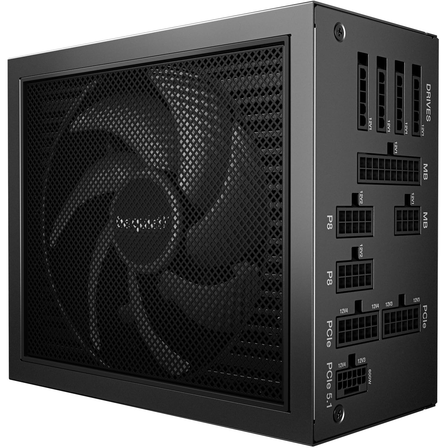 be quiet! DARK POWER 14, 850W, 80 PLUS certified and Cybenetics efficiency, ATX 3.1 compliant, PCIe 5.1 compatible, backed by a 10-year manufacturer's warranty.
