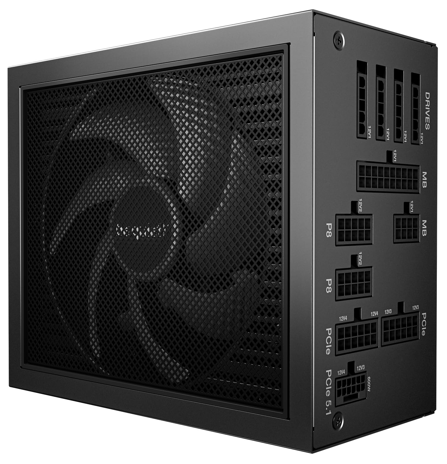 be quiet! DARK POWER 14, 850W, 80 PLUS certified and Cybenetics efficiency, ATX 3.1 compliant, PCIe 5.1 compatible, backed by a 10-year manufacturer's warranty.