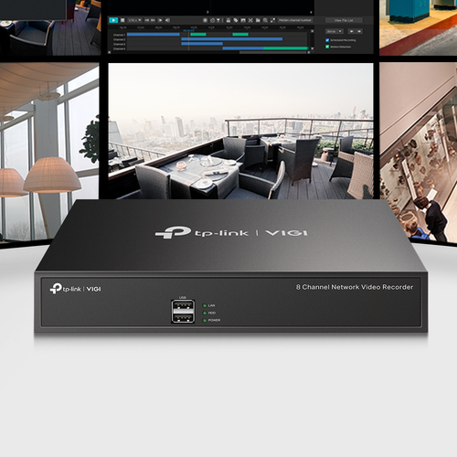 TP-Link VIGI NVR1008H network video recorder 1U Black - Image 3