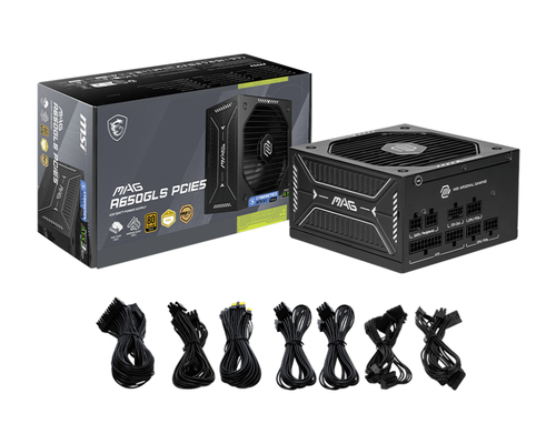 MSI MAG A650GLS PCIE5 power supply unit 650 W 24-pin ATX ATX Black - Image 5