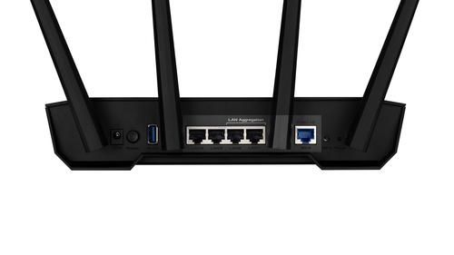 ASUS TUF Gaming AX3000 V2 wireless router Gigabit Ethernet Dual-band (2.4 GHz / 5 GHz) Black, Orange - Image 4