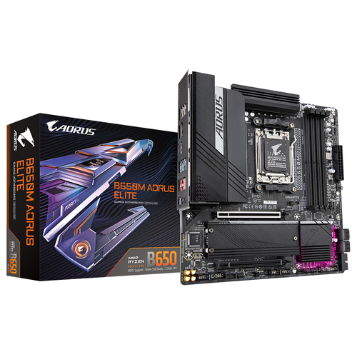 GIGABYTE B650M AORUS ELITE motherboard AMD B650 Socket AM5 ATX