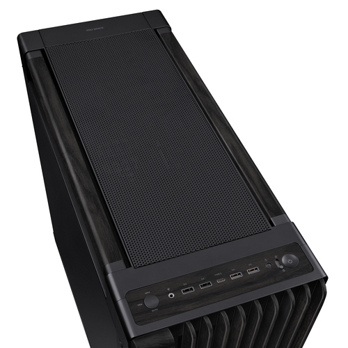 ASUS ProArt PA602 Wood Edition – Metal Panel Midi Tower Black - Image 6