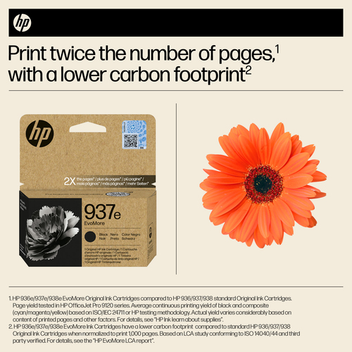 HP 937e EvoMore Black Original ink cartridge 1 pc(s) High (XL) Yield - Image 4