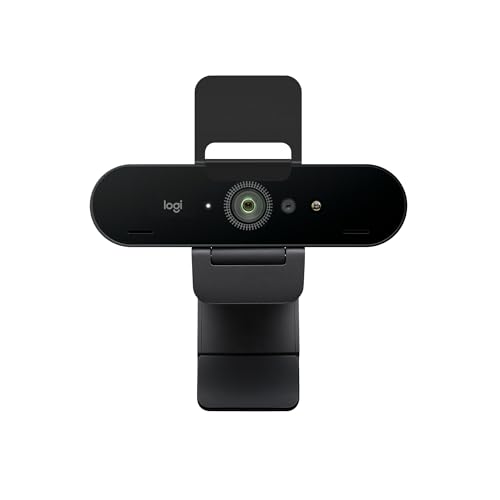 Logitech BRIO 4K - Live streaming camera - colour - 13 MP - 3840 x 2160 - audio - USB-C