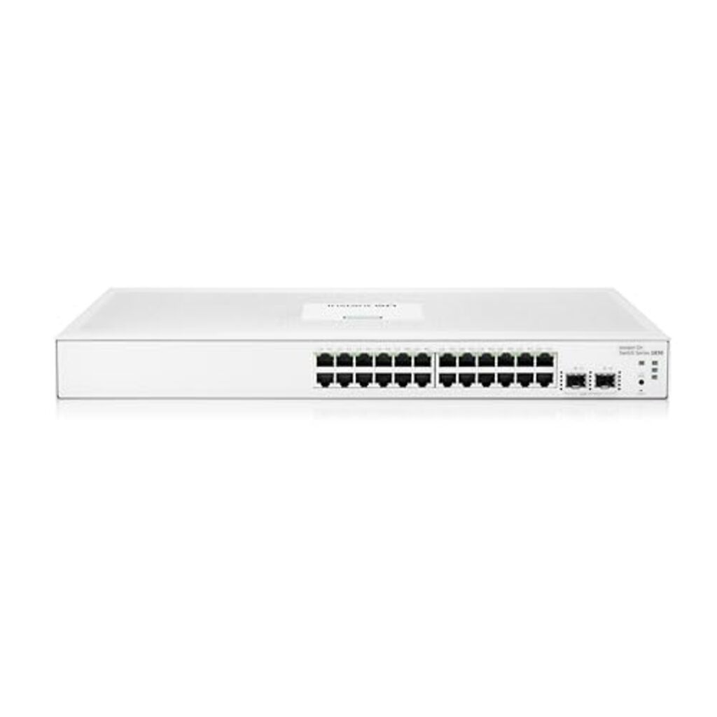 HPE Networking Instant On 1830 24G 2SFP Switch - Switch - smart - 24 x 10/100/1000 + 2 x Gigabit SFP - desktop, rack-mountable