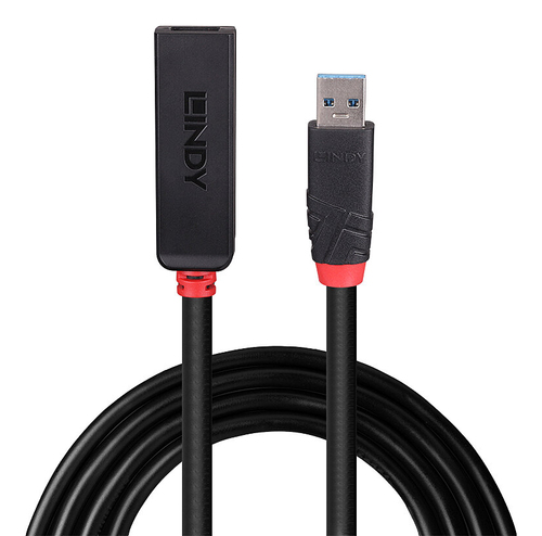 Lindy 43402 interface hub USB 3.2 Gen 1 (3.1 Gen 1) Type-C 5000 Mbit/s Black - Image 2